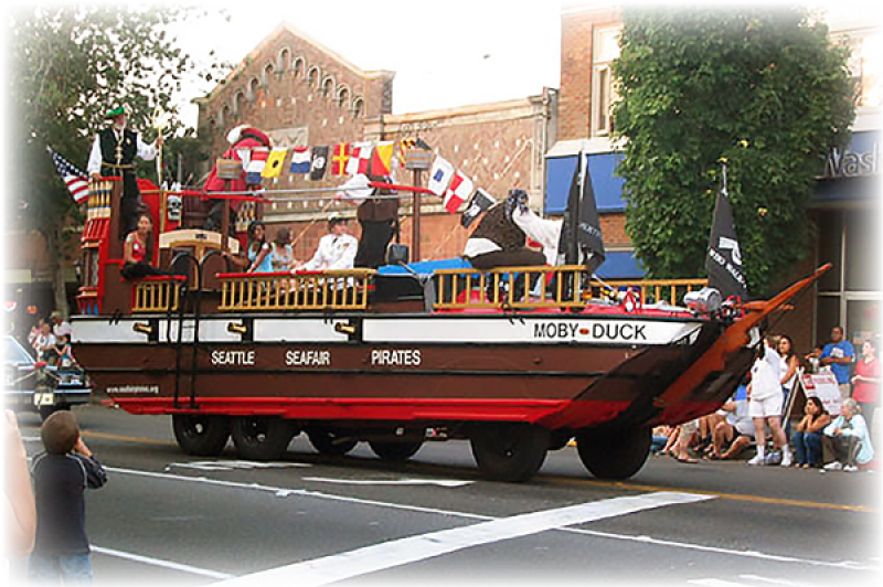 Moby Duck front view