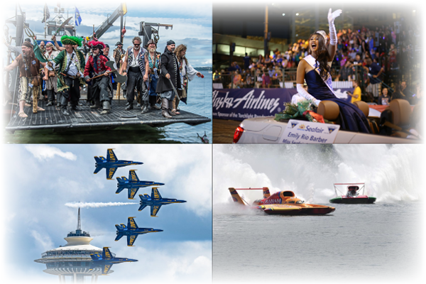 Seafair events collage